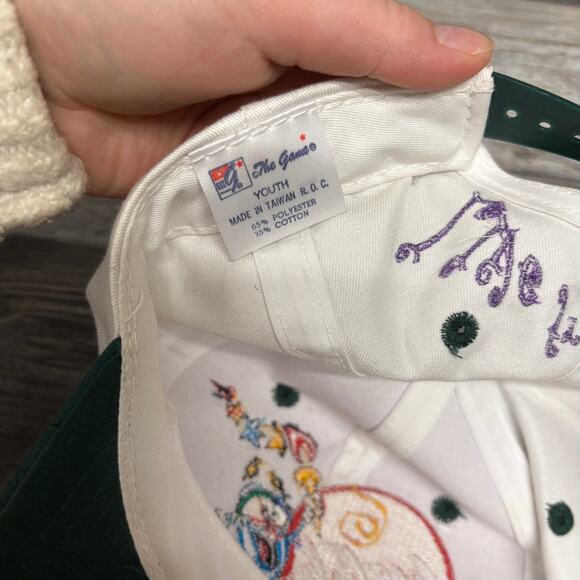 Vintage 90s The Game Atlanta Olympics Coca-Cola Live‎ From Atlanta White Cap Hat - Picture 5 of 7